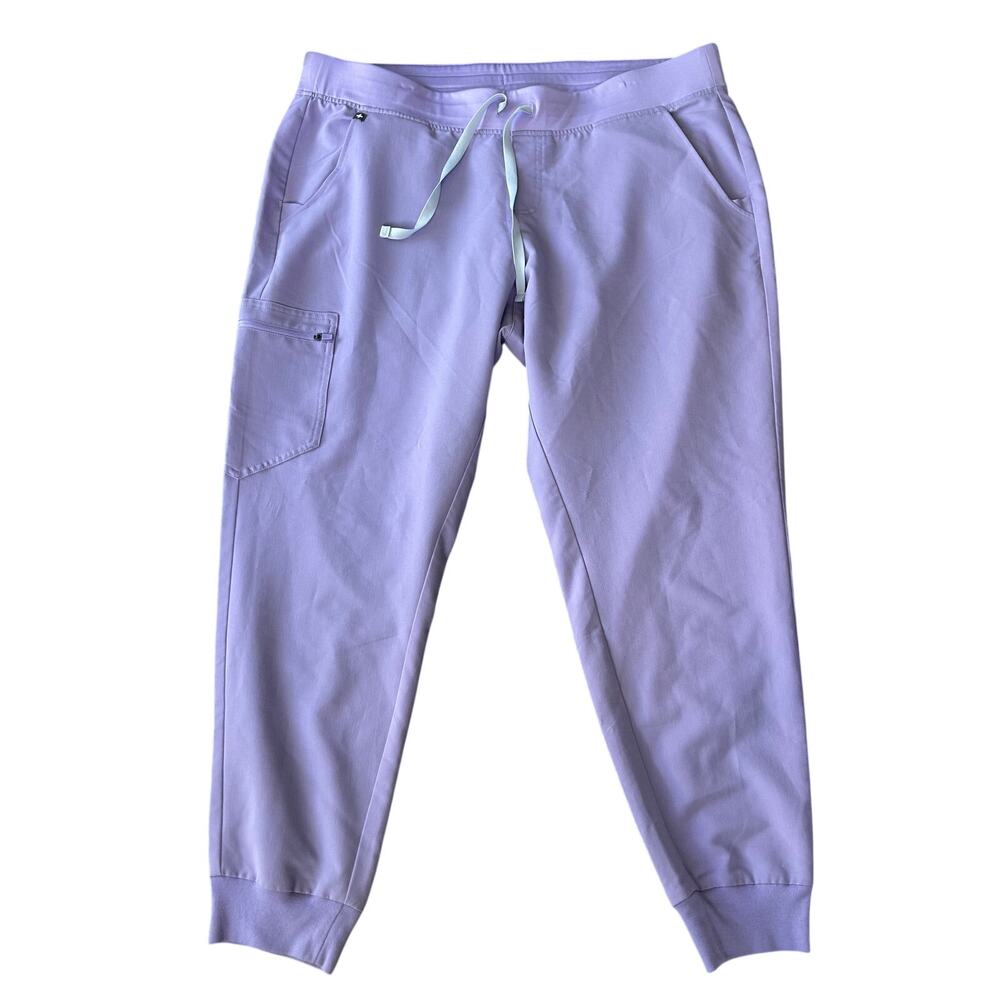 NEW RARE Figs Zamora Lavender Dew High Jogger Scrub Pants Size XXL